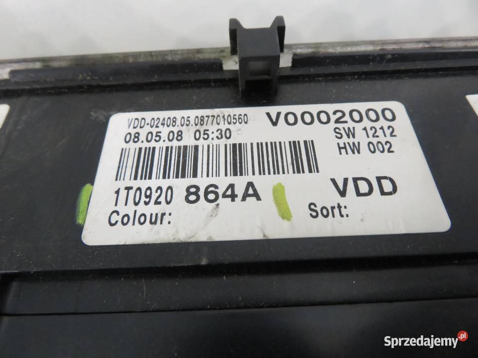 LICZNIK VW CADDY III Variant 20 SDI BST osobowe