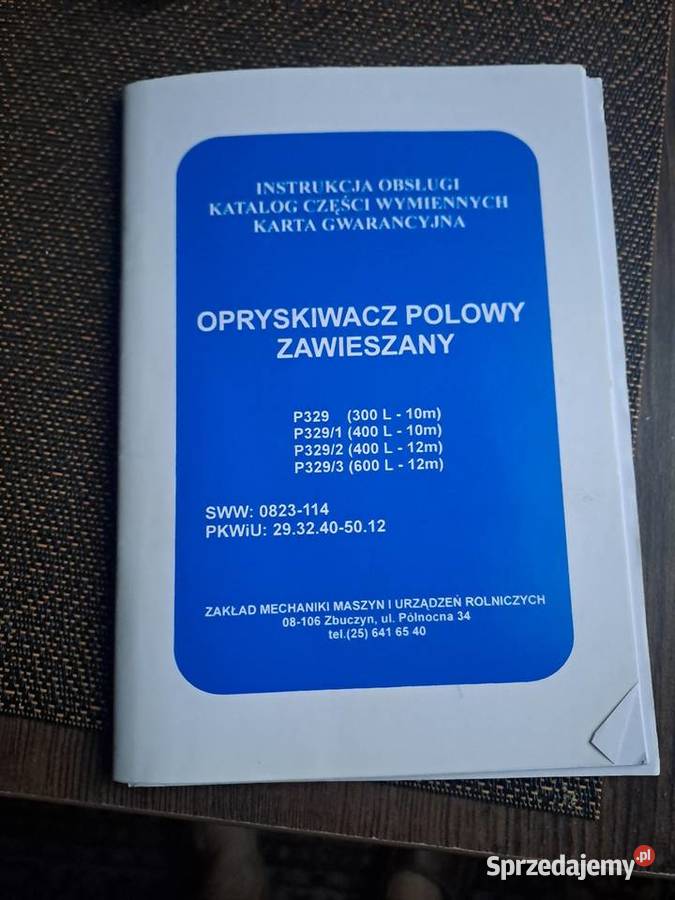 Opryskiwacz P329 Grębków