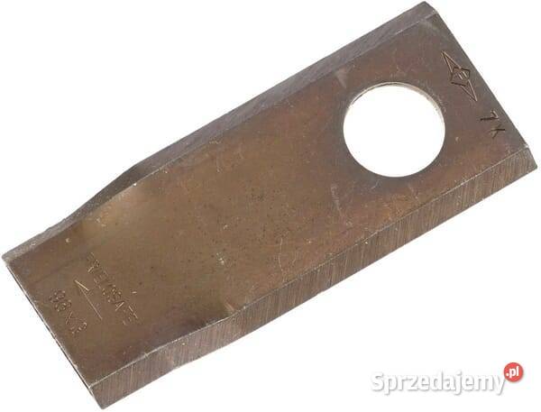 Nożyk kosiarki rotacyjnej prawy 96x40x3 mm otwór Do maszyn uprawowych