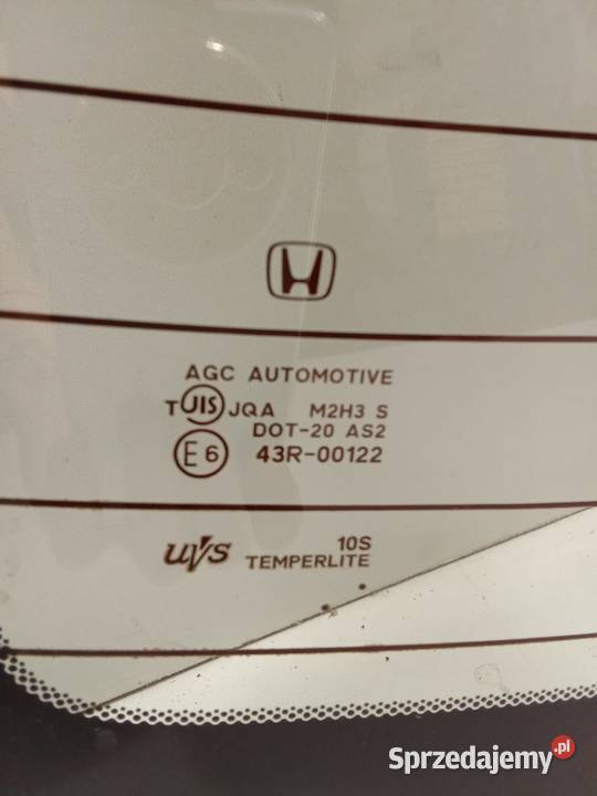 Szyba Tylna Honda Civic Sedan 06 Antena osobowe Bralin