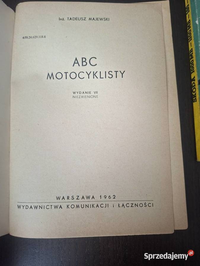 ABC motocyklisty poradnik 1962r