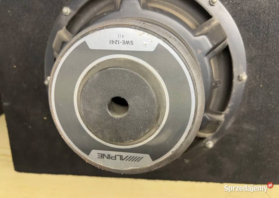 Subwoofer Alpine SWE1241 głośnik bass Kielce