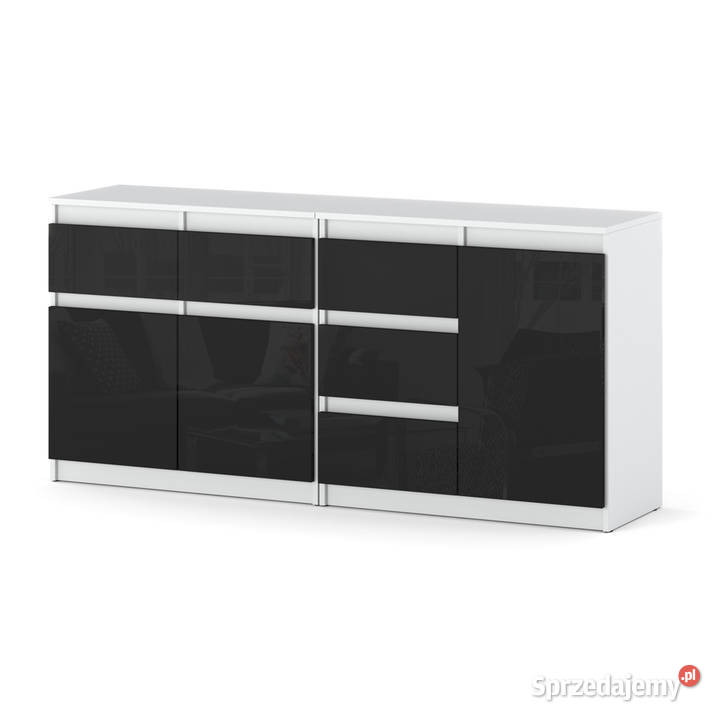 Komoda Szafka Do Salonu Duża Pojemna Biała 160cm Komody Elbląg sprzedam