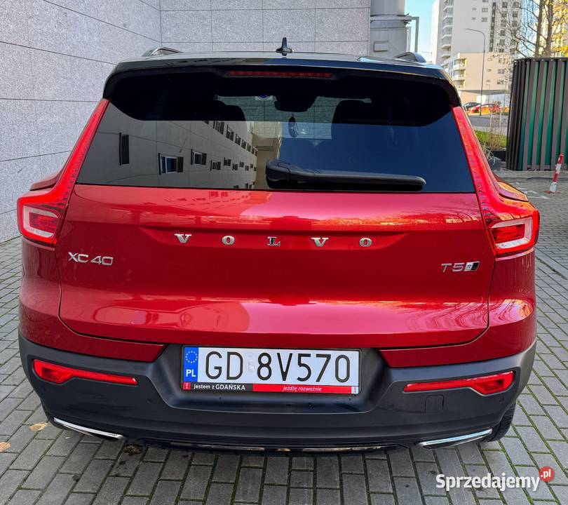 Volvo XC40 T5 RDesign 2020 20 Turbo 247 Automat 1969cm3 Gdańsk