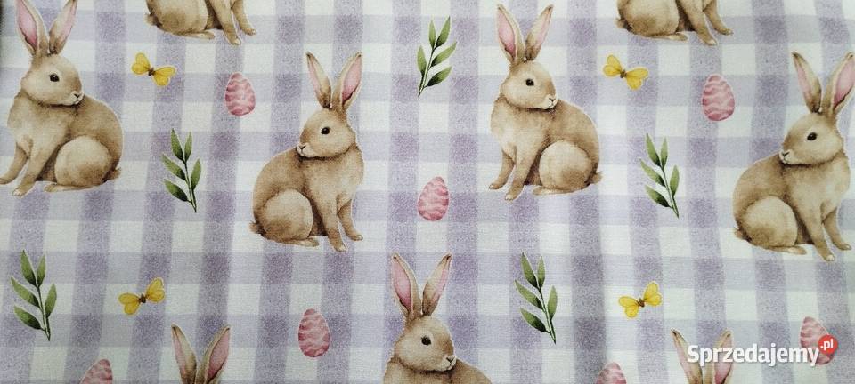 Obrus świąteczny wielkanocny duży 150x260 nowy