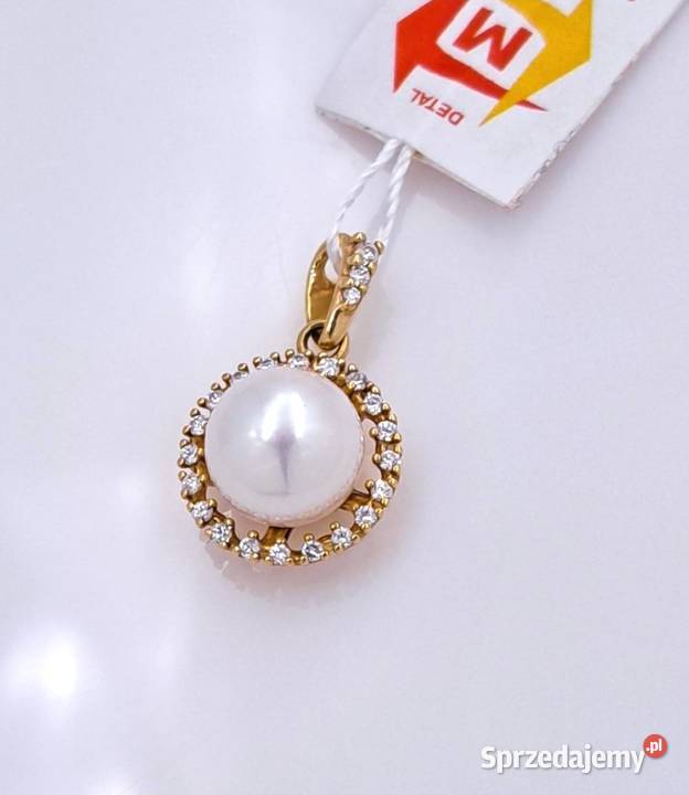 20 Wisiorek Złoty pr585 z Perłą Z1134 Poznań