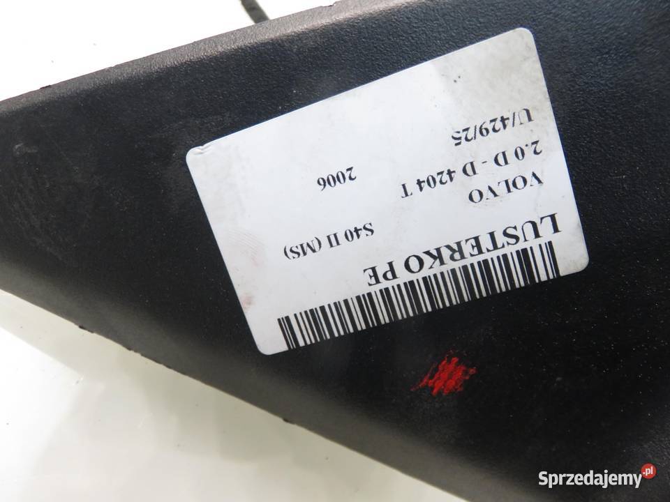 LUSTERKO PRAWE VOLVO S40 II 6 PIN osobowe małopolskie