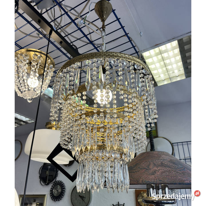 Żyrandol kryształowy eleznobrodsk Sklo Warszawa sprzedam