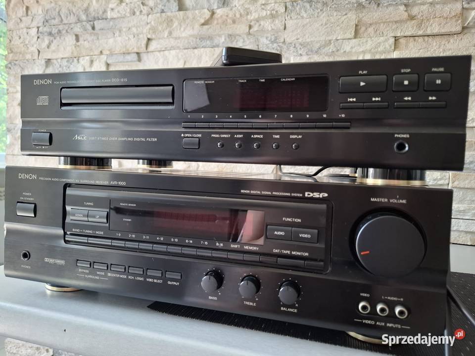 Denon DCD 615 AVR 1000 pilot stan idealny sprzedam