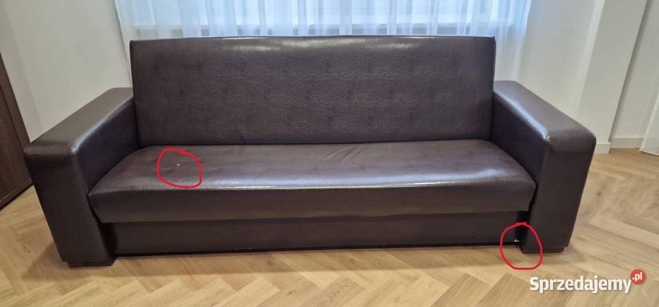 komplet wypoczynkowy sofa 2 pufy fotel sprzedam