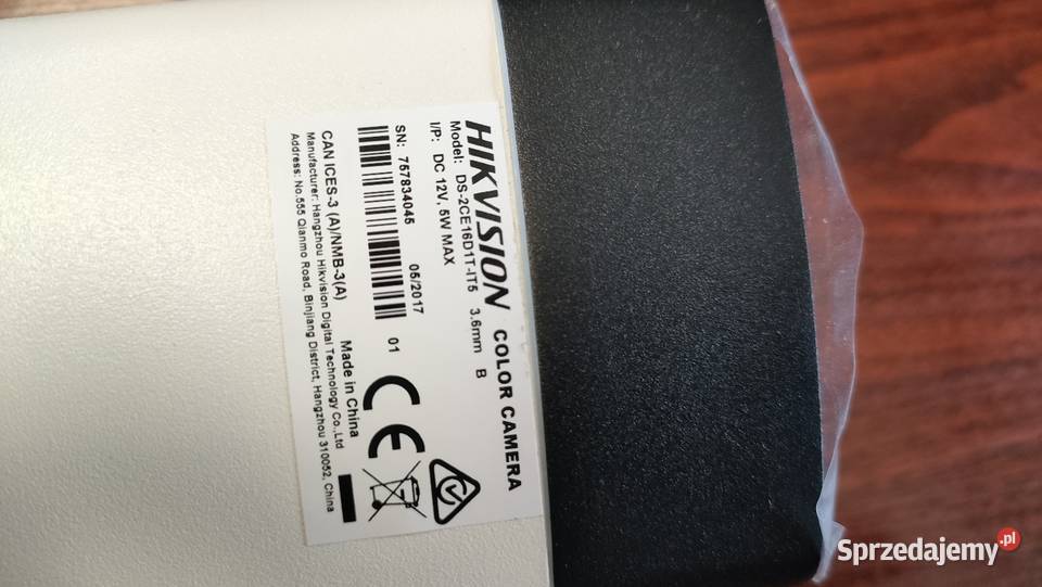 Kamera Hikvision DS2CE16D1TIT5 Szczecin sprzedam