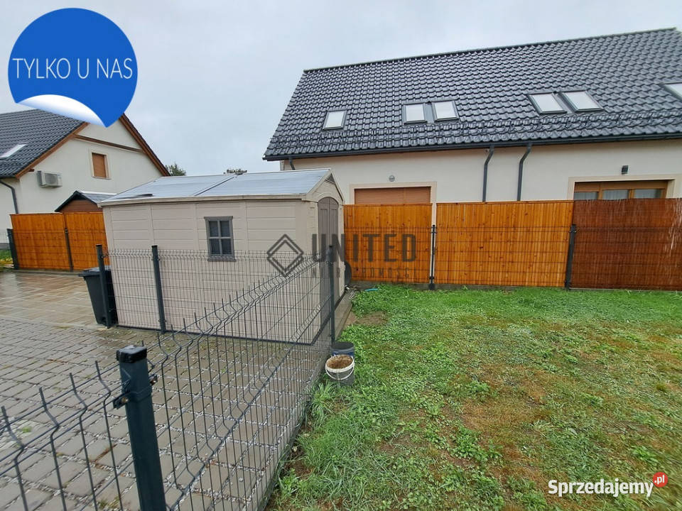 Bliźniak Wrocław Kowale z dużym ogrodem mieszkalny