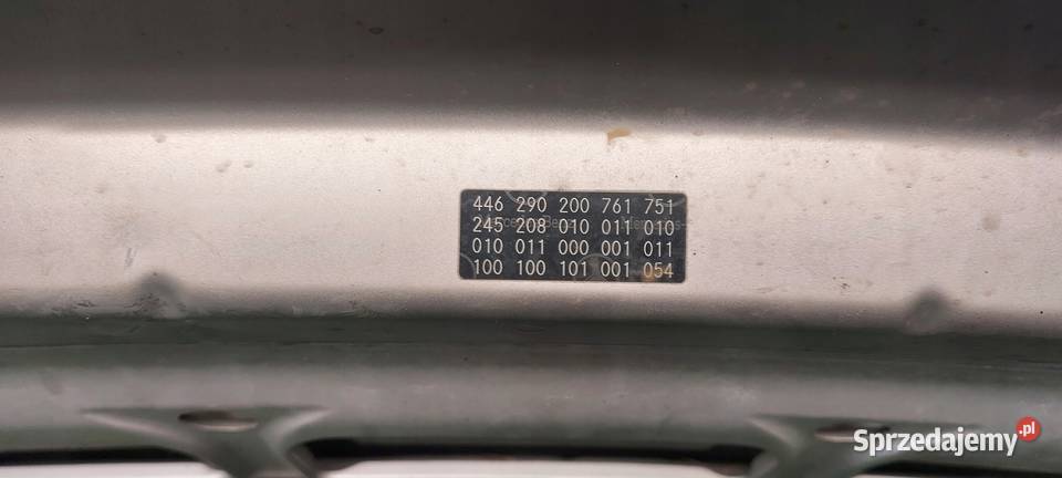 MASKA ZAWIASY MERCEDES BKLASA W245 LIFT 0811 Międzychód