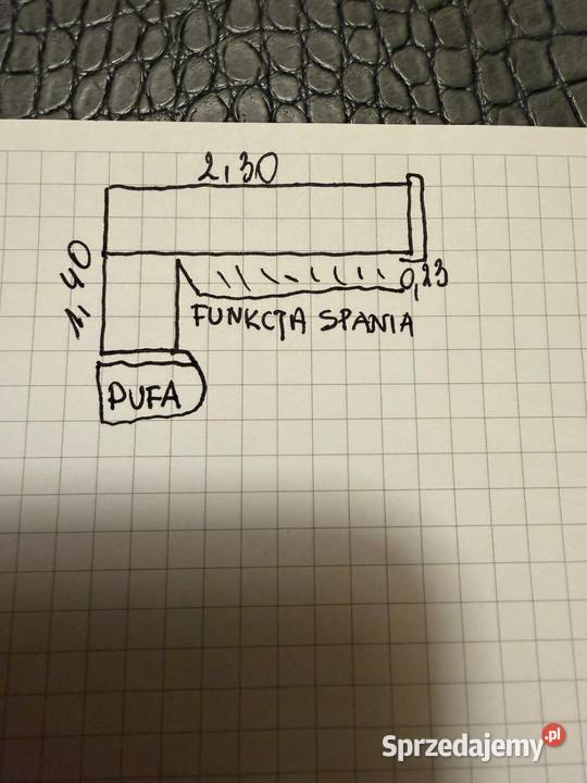 Narożnik z funkcją spania