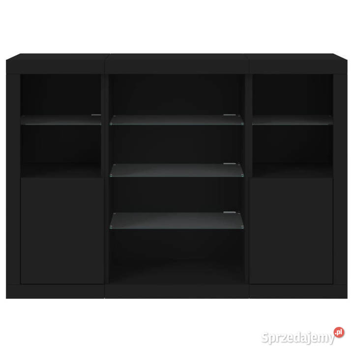 Szafki z oświetleniem LED 3 czarne WM3209129 Warszawa