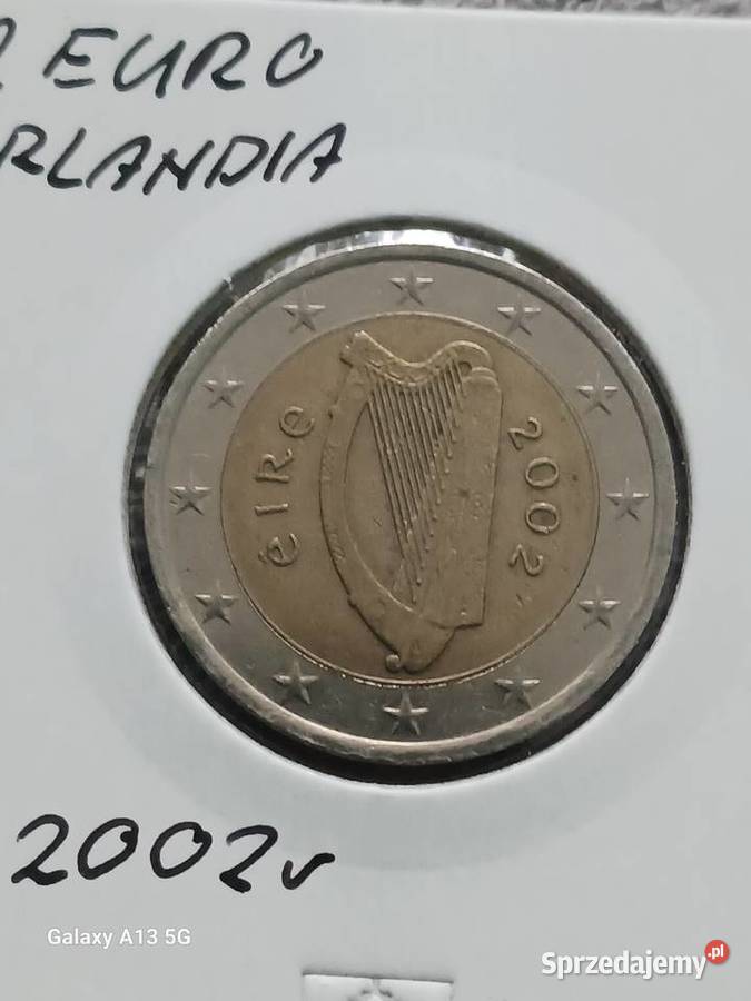 2 Euro Irlandia 2002 r Numizmatyka