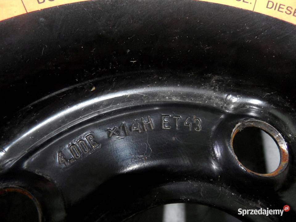 ALFA ROMEO FIAT LANCIA koło dojazdowe 1358014