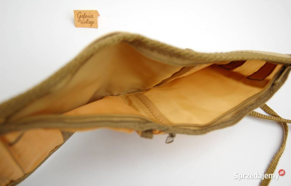 Portfel męska saszetka na ramię beż khaki Lublin