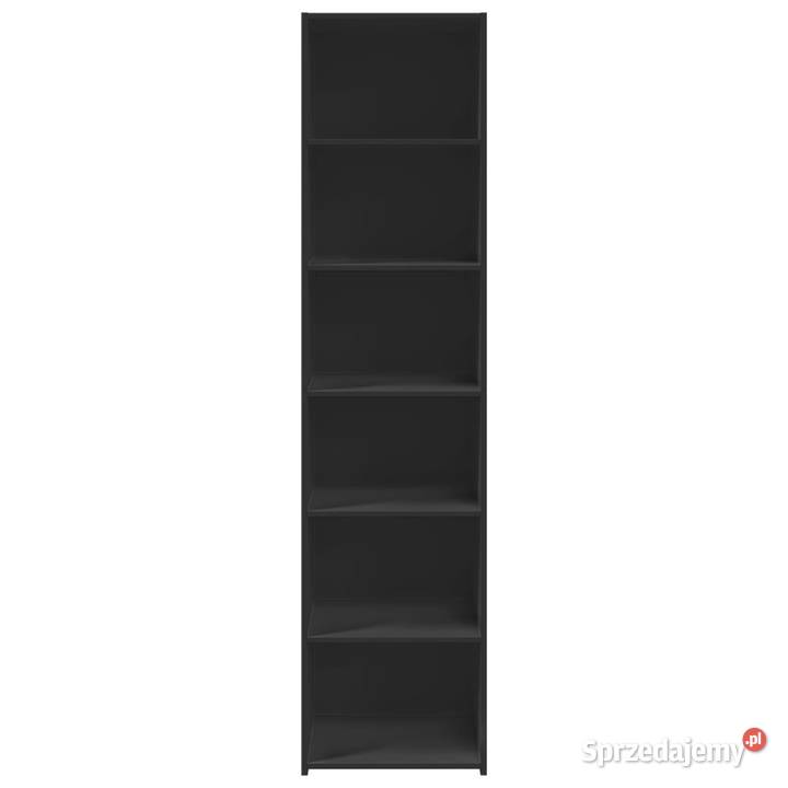 Wysoka szafka czarna 45x41x185 materiał