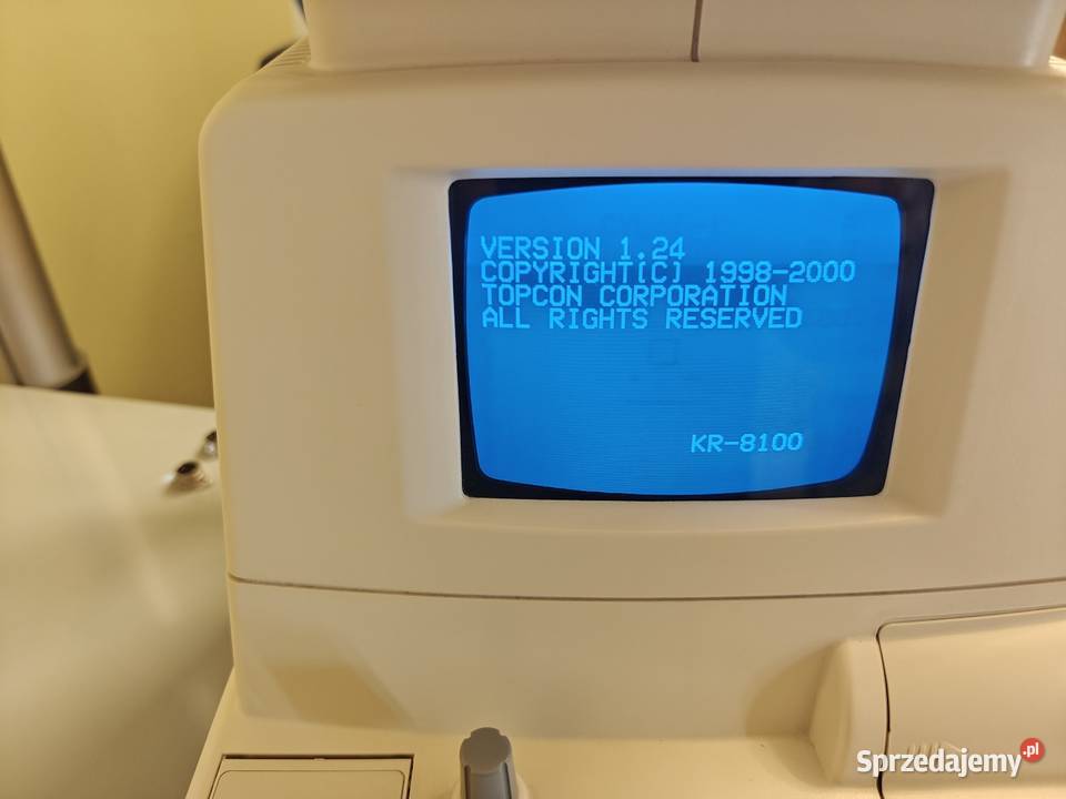 Autorefraktometr Topcon KR8100 małopolskie Skawina