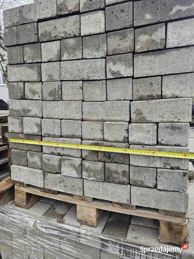 Kostka brukowa szara prostokątna Budowa Łódź