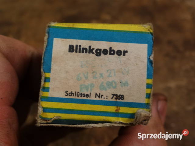 przerywacz kierunkowskazów 6V 21W MZ Simson org lubuskie