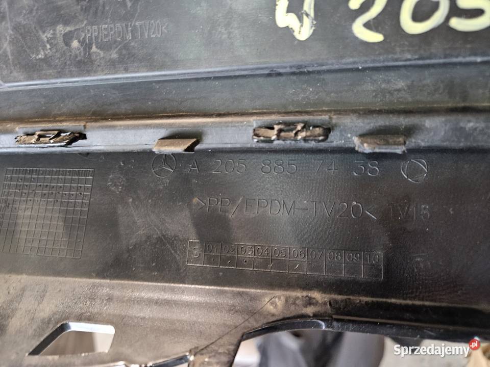 MERCEDES W205 AMG DYFUZOR SPOILER ZDERZAKA TYŁ Międzychód sprzedam