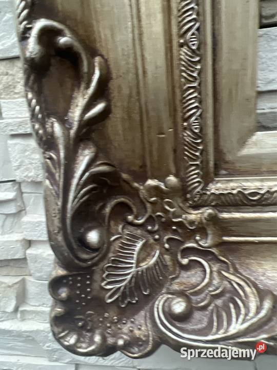 Rama rzeźbiona drewniana złota Dekoracje i ozdoby Bystrzyca Kłodzka sprzedam