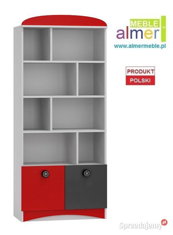 SUPER CAR N6 regał dziecięcy 80x40 w190