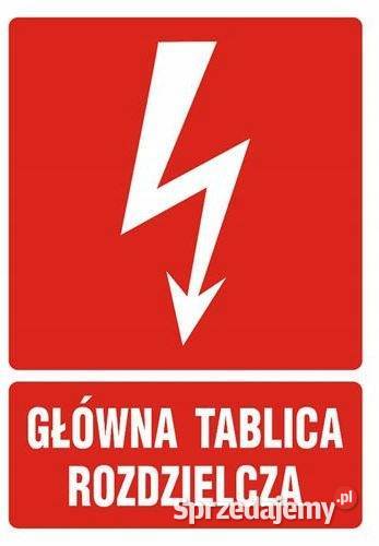 Naklejka główna tablica rozdzielcza 10x15 Kamionna sprzedam