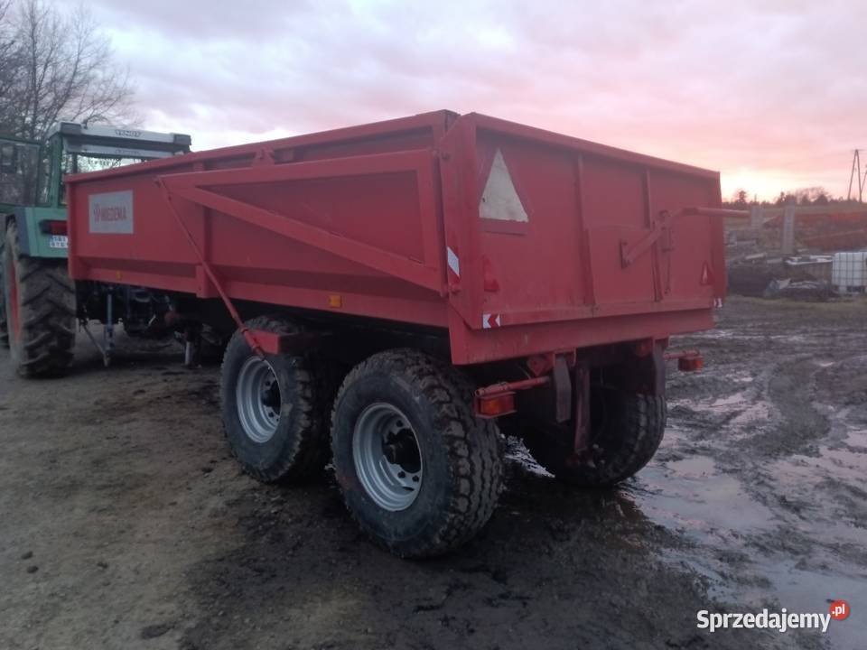 Wywrotka tandem skorupowa 11 ton koła balonowe śląskie