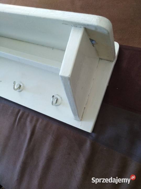 pólka zwieszakami wisząca vintage PRL Łuków