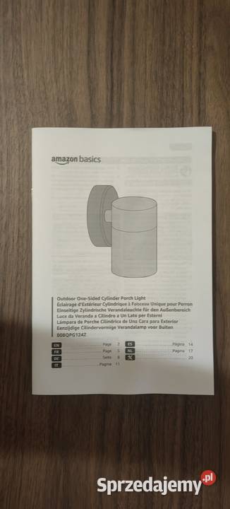 ZESTAW 2 Zewnętrznych Kinkietów IP44 LED GU10