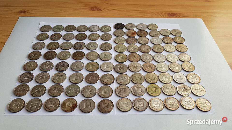 100 x 200 XXXlecia PRL 1974 mapka Ag srebro 625 śląskie Dąbrowa Górnicza sprzedam