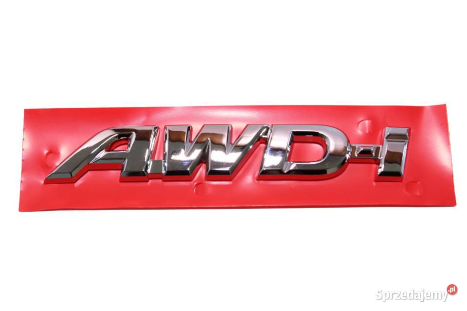 TOYOTA Rav4 Zestaw emblemat AWDi chrom Kąty Wrocławskie