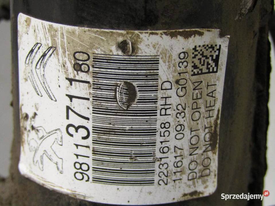 KOLUMNA MCPHERSON PRAWY PRZÓD 12 VTI CITROEN C3 osobowe