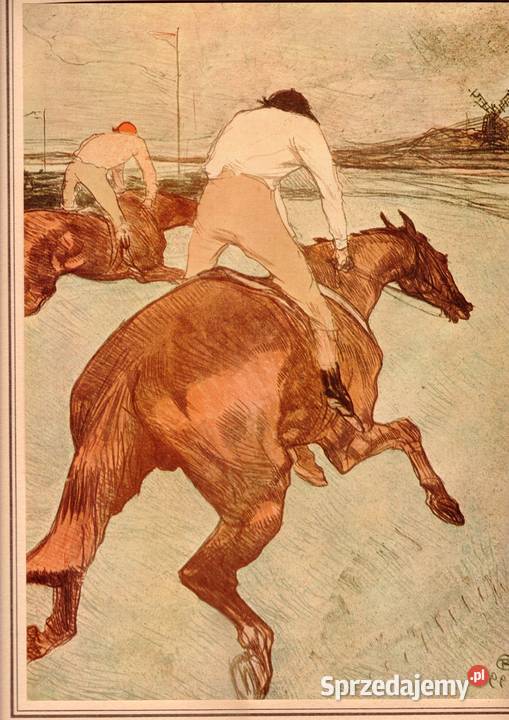 Wierna replika grafiki HENRI DE TOULOUSELAUTREC wielkopolskie Poznań