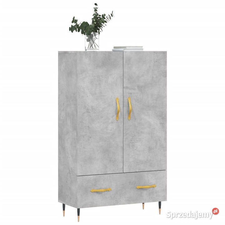 Wysoka szafka szarość betonu 695x31x115 WM828216 Warszawa