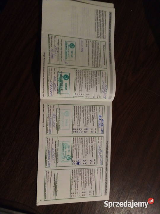 Instrukcji obsługi książka serwisowa Skoda Siedlce