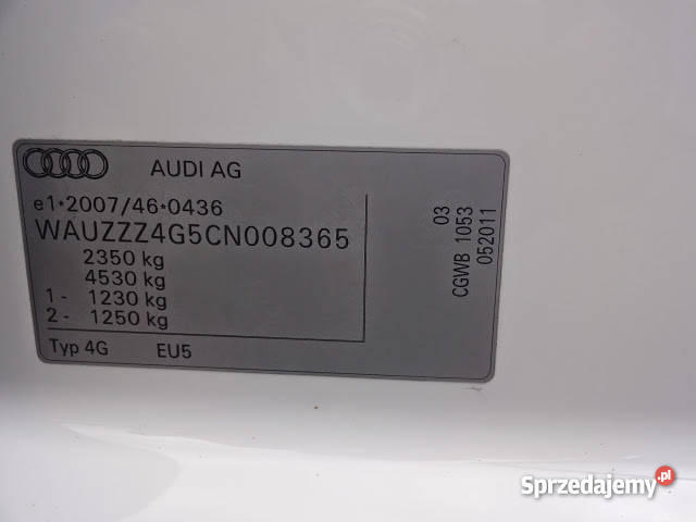 AUDI A6 C7 Salon śląskie