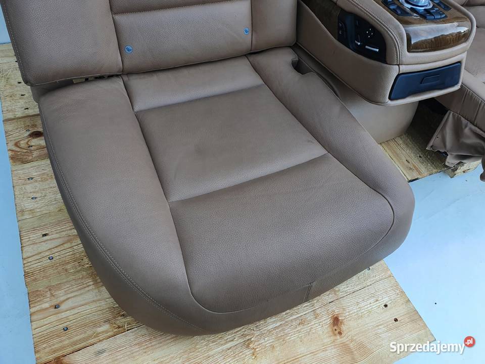 BMW F01 FOTEL FOTELE KOMPLET FOTELI DVD RUDE Chełm