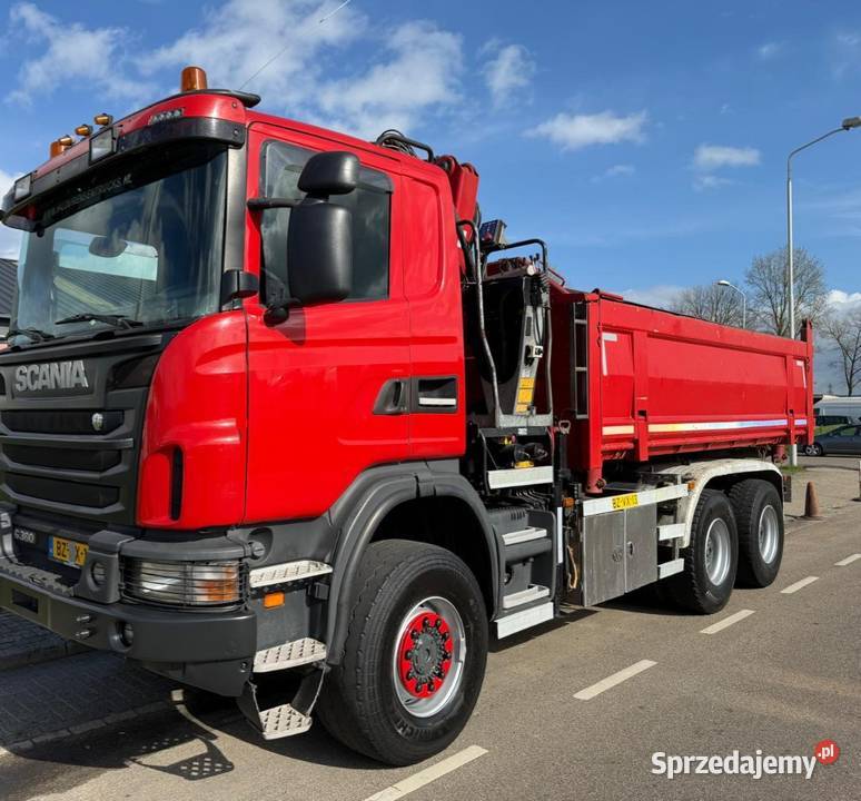 Scania wywrpoka 6x6 z dzwigiem nie Warszawa