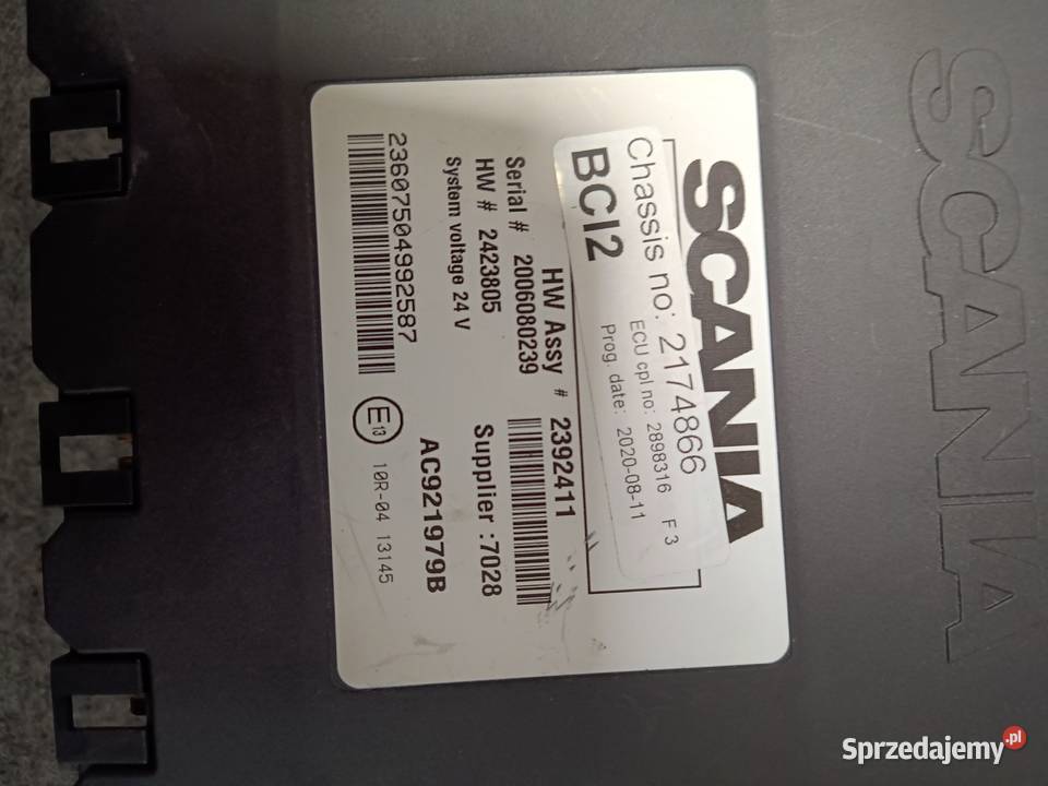 Sterownik BCI2 Scania świętokrzyskie Staszów