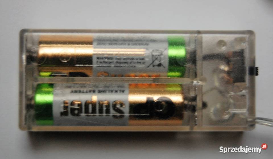 Goliat śnieżynki 10 LED na baterie ciepły biały