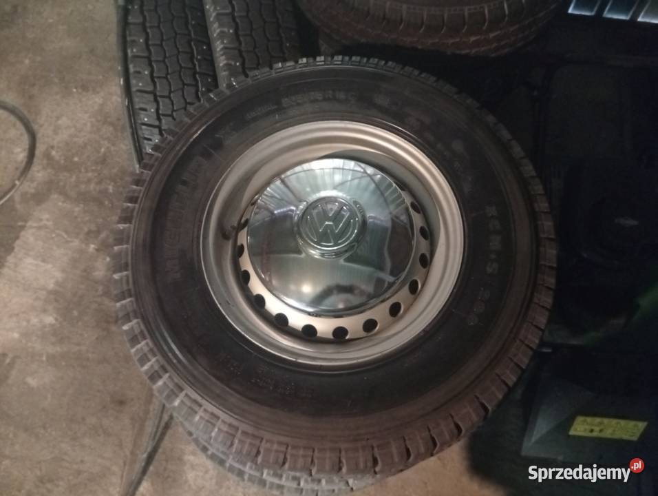 Felgi z oponami VW T3 14 Michelin z kolcami Starogard Gdański