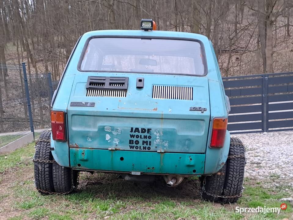 Fiat 126p 126 małopolskie Zielona