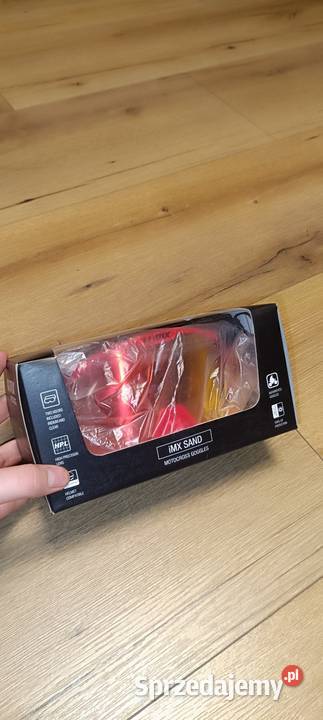 Gogle motocyklowe IMX SAND pomarańczowe Gogle kujawsko-pomorskie Brzozie