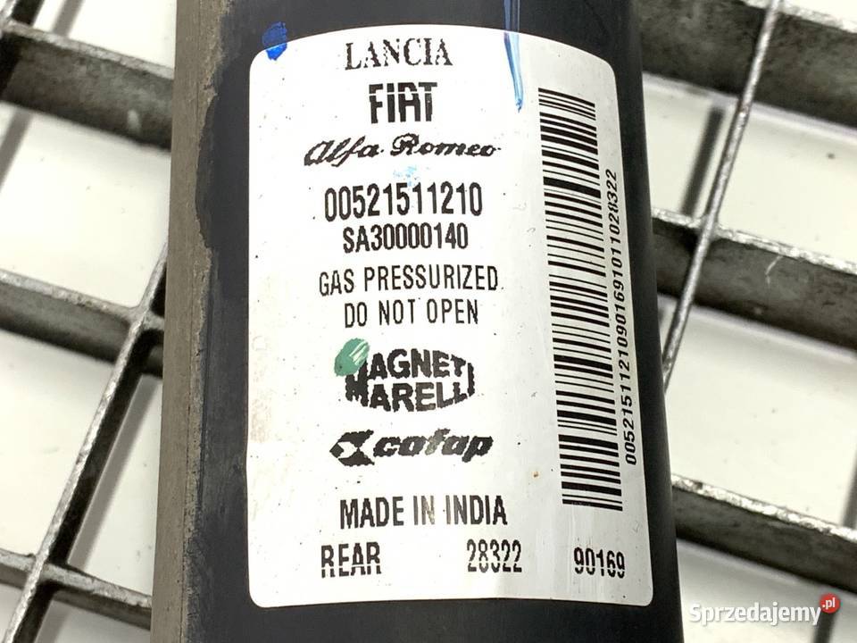 AMORTYZATOR PRAWY TYŁ FIAT 500 Hatchback