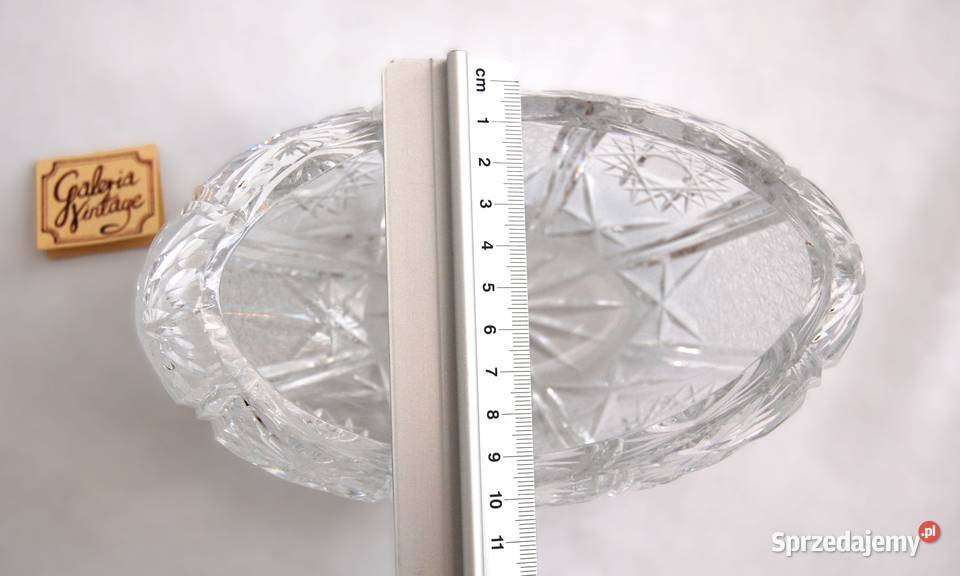 Miska kryształowa koszyk koszyczek kryształ Lublin