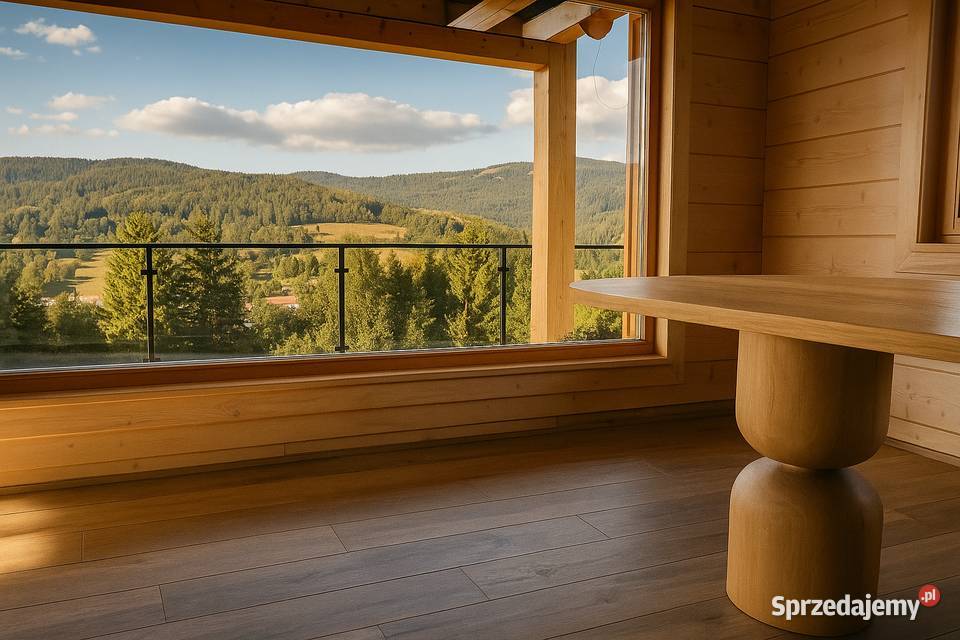 Nowy dom z bali w standardzie premium - Beskid Śląski